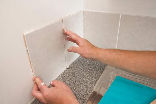 How to Install Tile Using Construction Adhesive