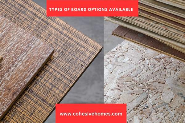 Types of Board Options Available