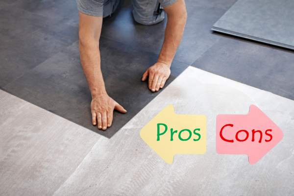 Pros and Cons of Laying Self Adhesive Tiles Over Linoleum Flooring